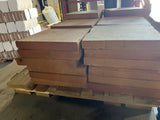 LOT #1 OF 100 REFRACTORY ARCH BRICKS 70% ALUMINA - 9'' x 6'' x 4" to 3.5"