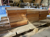 LOT #1 OF 100 REFRACTORY ARCH BRICKS 70% ALUMINA - 9'' x 6'' x 4" to 3.5"