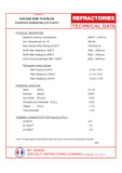 PHOSPHATE REFRACTORY PLASTIC - BLUE - 70% ALUMINA